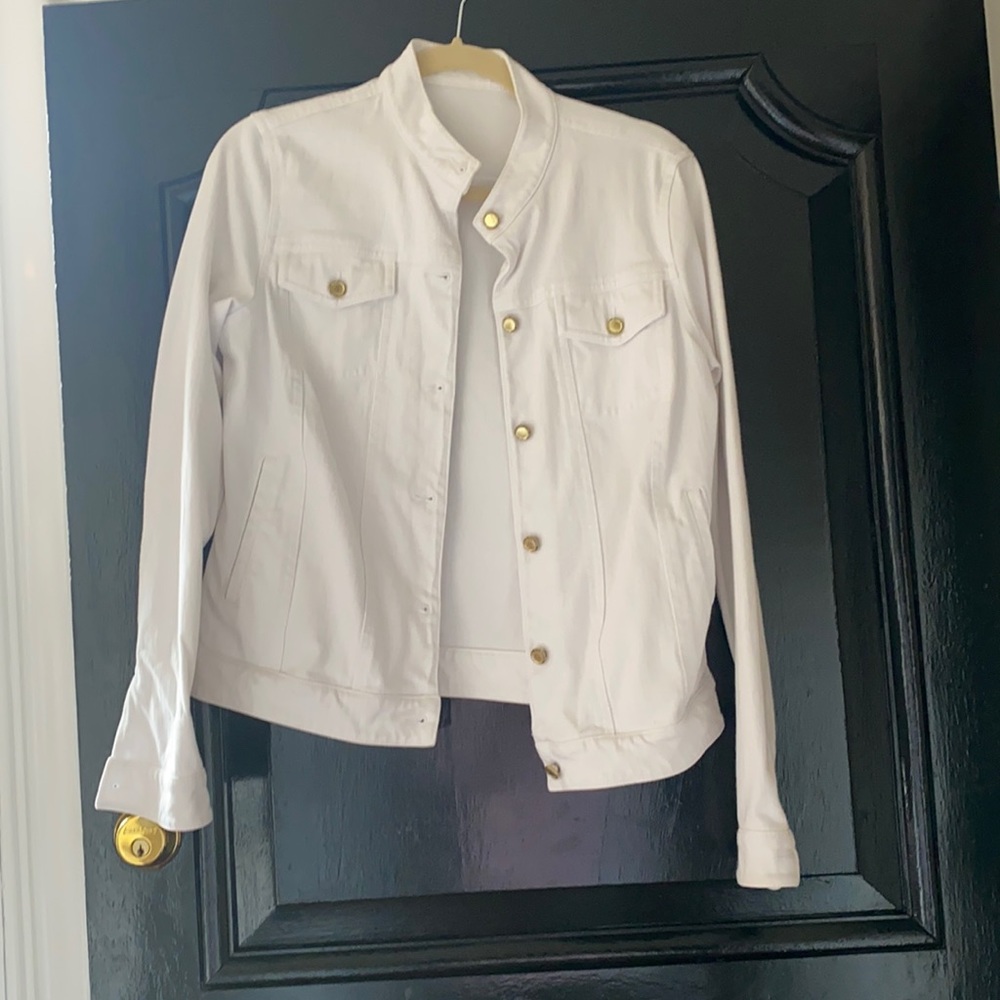 White dressy “Jean jacket”